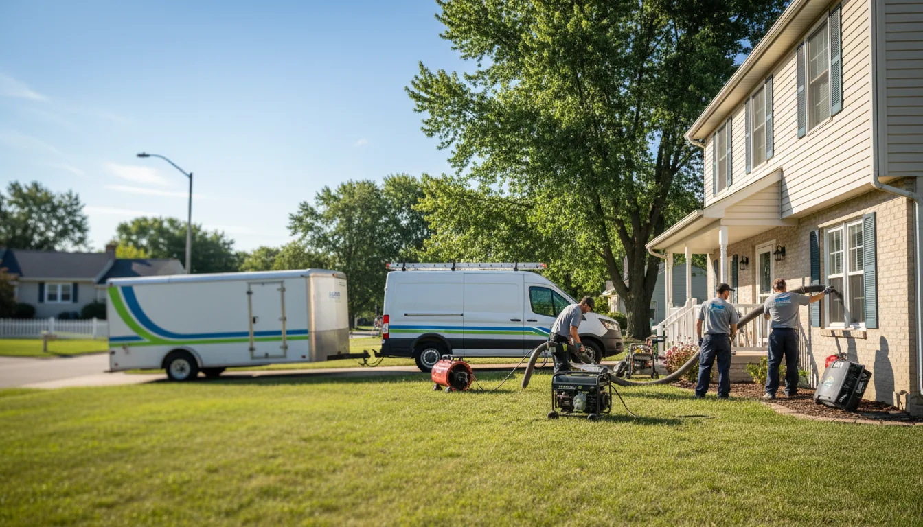 Flooded Basement Restoration And Cleanup With Repair in Morning Sun, IA near me
